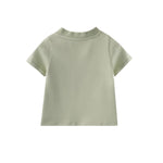 Back of Baby Organic Cotton T-shirt-Gary Green