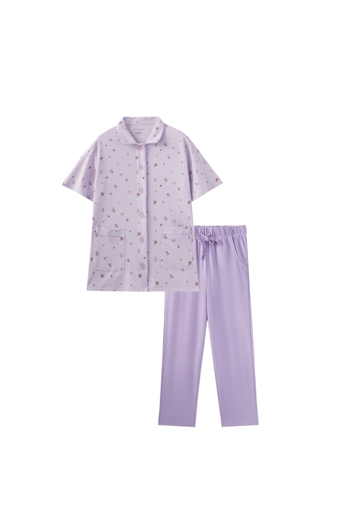 Women Super Soft Organic Cotton PJ Set-Violet| Norsu Organic