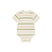 Baby Organic Short-Sleeve Onesie-Cake Stripe