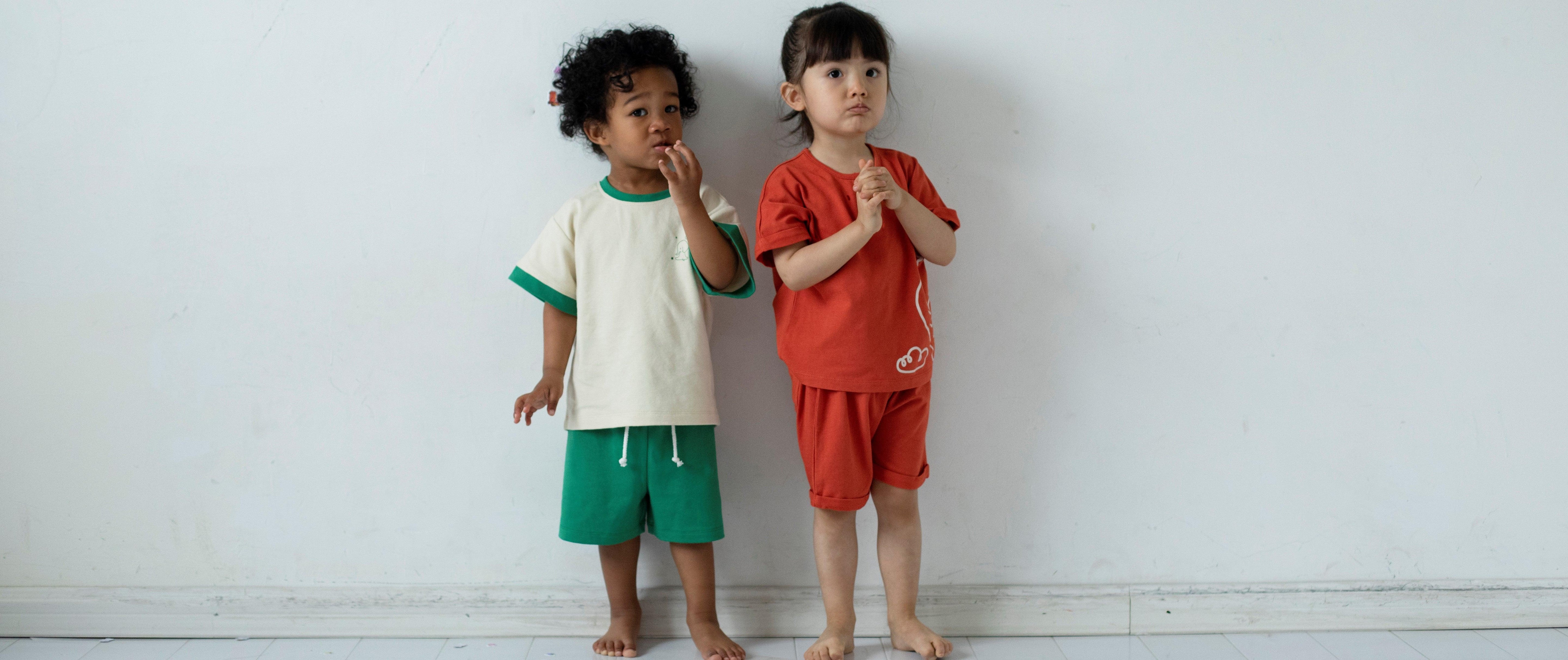 our babies and kids's organic clothing sets which are made from GOTS-certified organic cotton. Essential for baby girls and baby boys - NORSU-ORGANIC