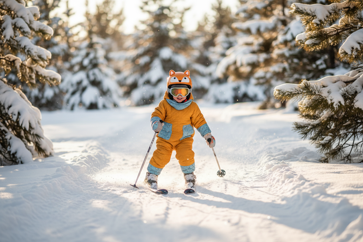 A young boy in a colorful Dri-FIT shirt holds a tennis racket, eager to hit the court.