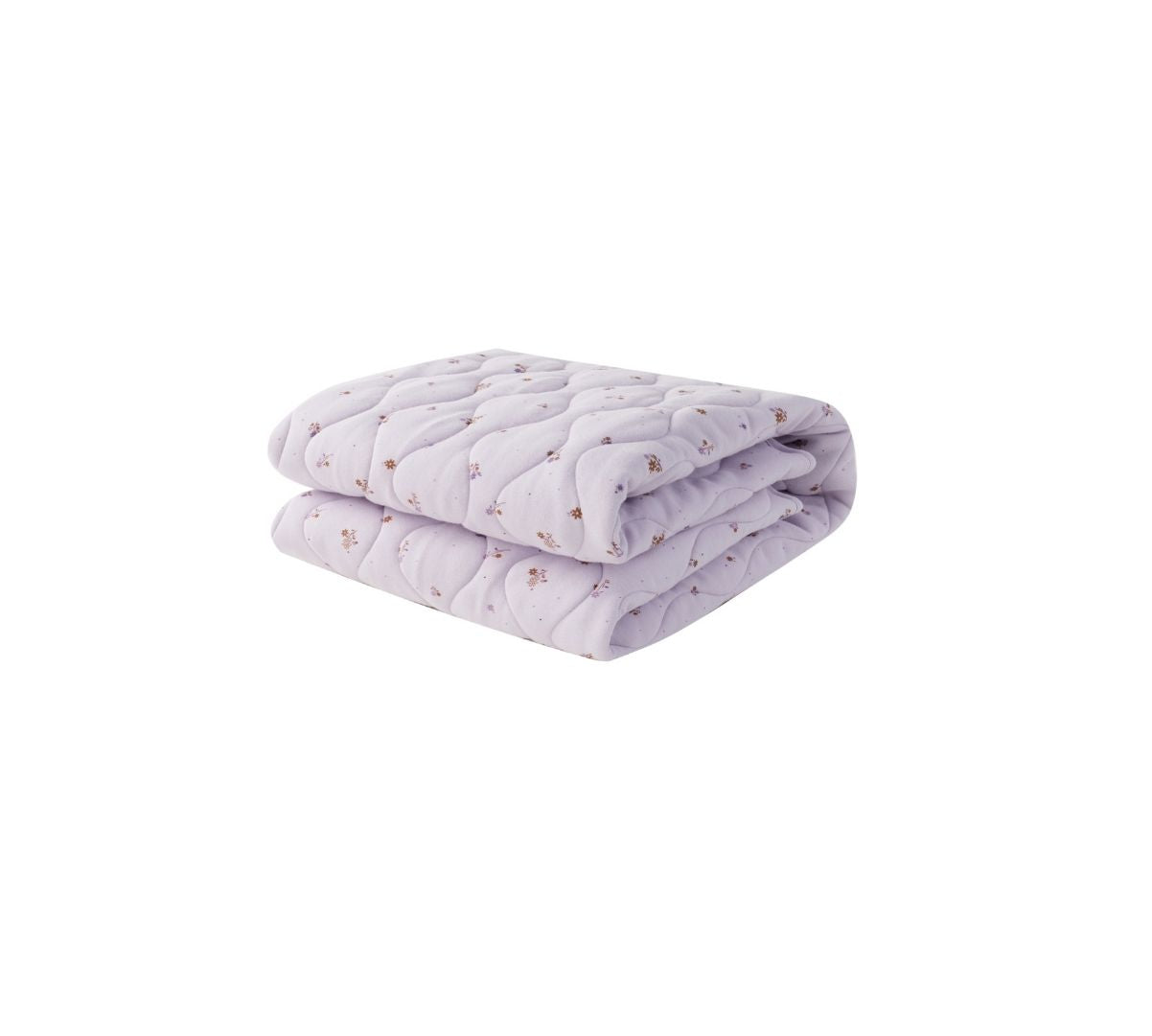 Organic Cotton Quilted Blanket-Violet