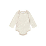 front of Baby Organic Long-sleeve Onesie-Stary