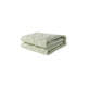 Organic Cotton Quilted Blanket-Grey Green