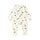 Front of Baby Organic Cotton Zip-up Sleeper-Merry Dots
