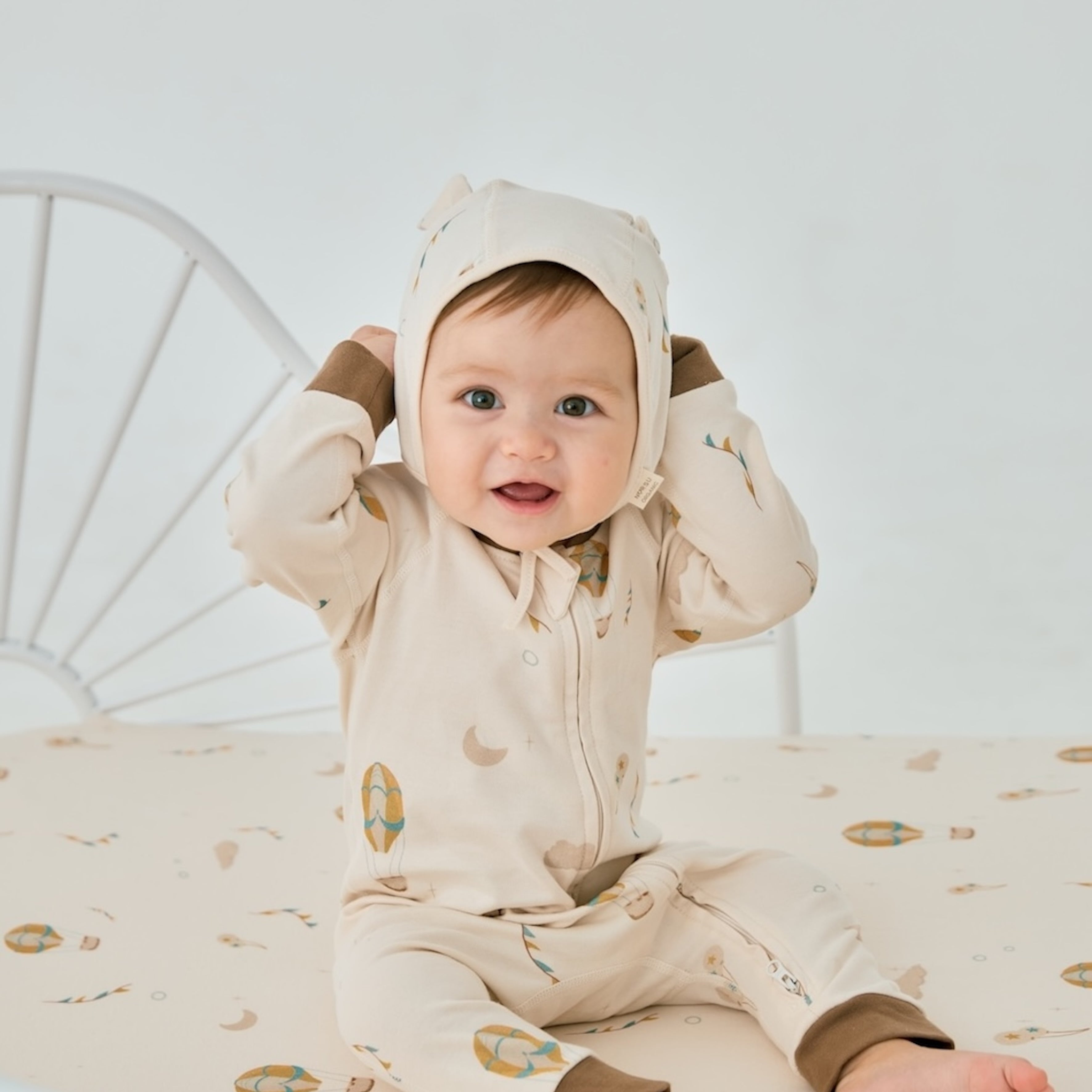 Baby Organic Cotton Zip-up Sleeper-Fantasy