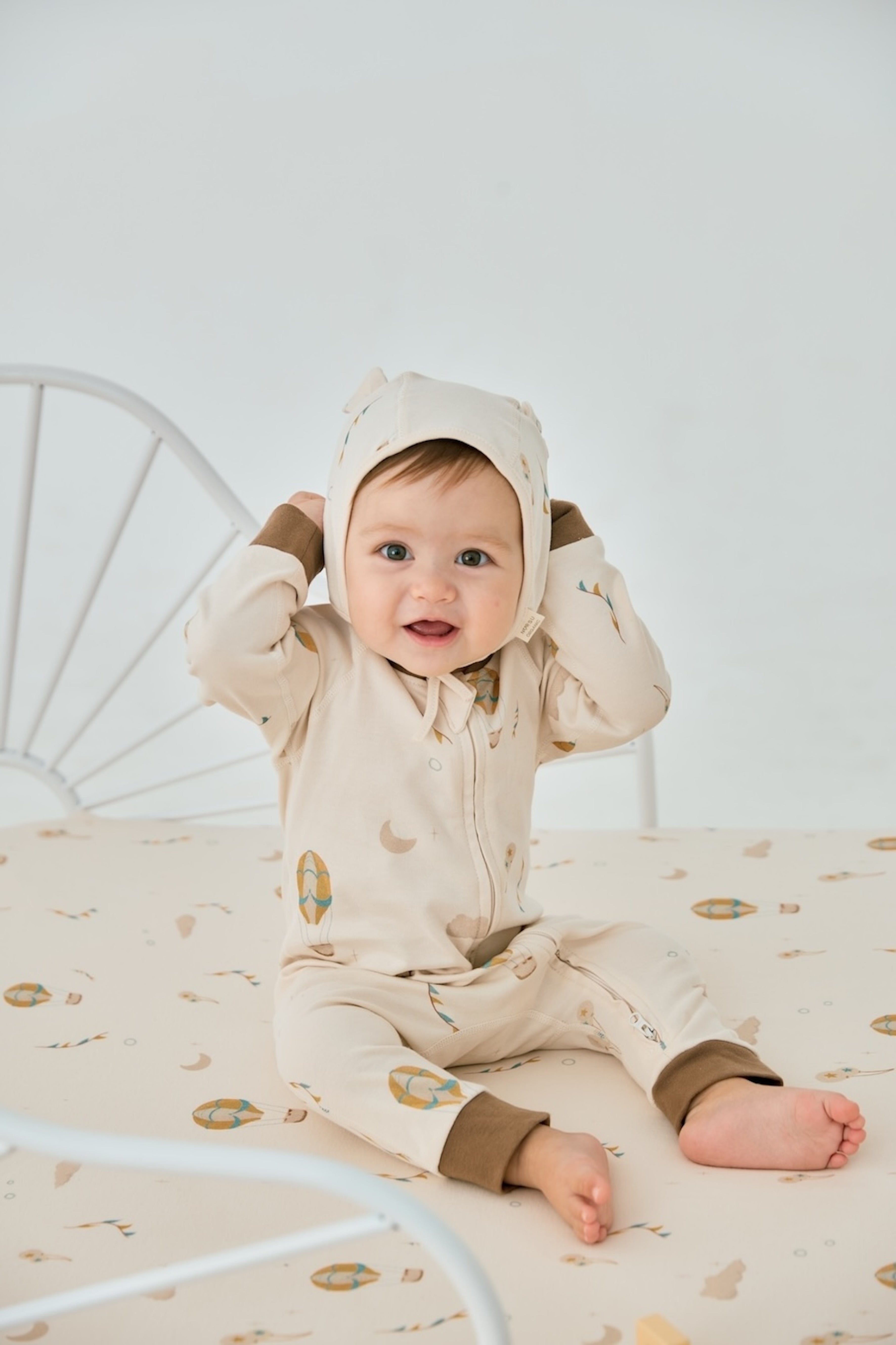 Baby Organic Cotton Zip-up Sleeper-Fantasy