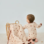 Baby Organic Cotton Zip-up Sleeper-Hearts