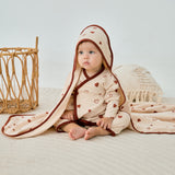 Organic Cotton Swaddle Blanket-Hearts