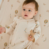 Baby Organic Kimono Sleeper-Fantasy