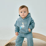 Organic Toddler Fleece Sweatpant-Lead