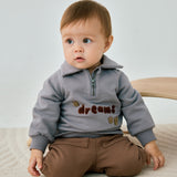 Organic Toddler Fleece Sweatpant-Patridge