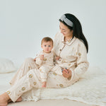 Mommy and me look of Organic Toddler Pajama Set-Fantasy