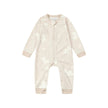 Front of Baby Organic Cotton Zip-up Sleeper-Stary