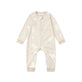 Front of Baby Organic Cotton Zip-up Sleeper-Stary