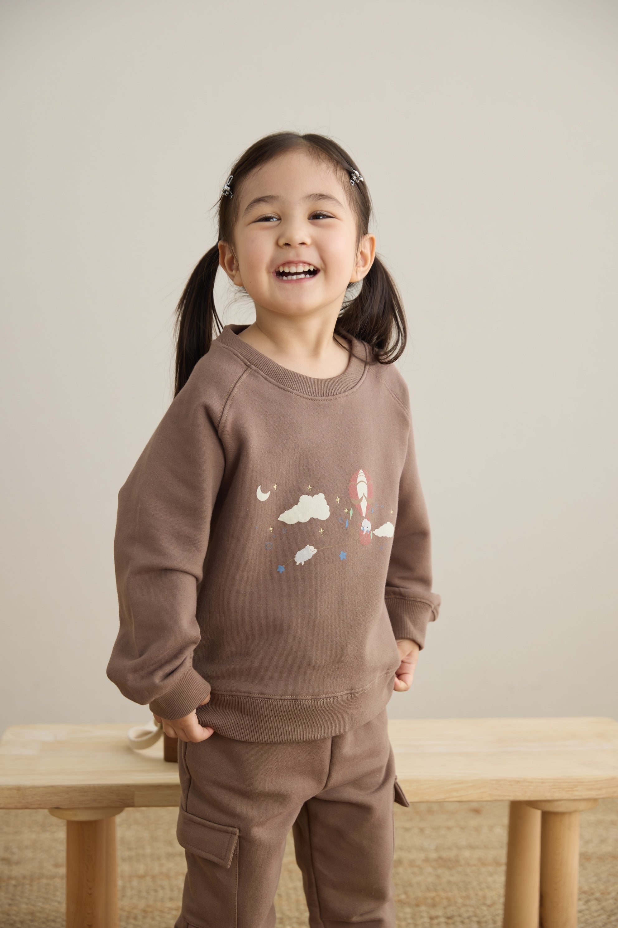 Toddler Organic Fleece Sweatshirt-Fantasy