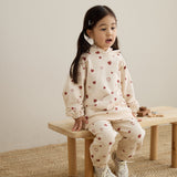 Organic Toddler Fleece Sweatpant-Hearts