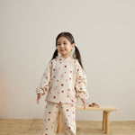 Organic Toddler Fleece Sweatpant-Hearts