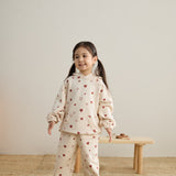 Organic Toddler Fleece Sweatpant-Hearts