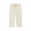 front of Toddler Organic Cotton Quilted Pant-Cream