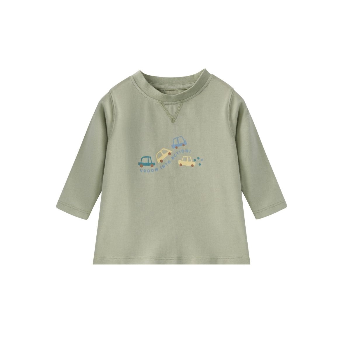 front of Toddler Long-sleeve T-shirt-Cars