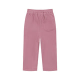 back of Toddler Organic Cotton Quilted Pant-Heather