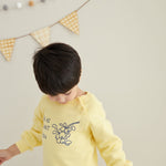 closer look Toddler Organic Fleece Sweatshirt-Mellow Yellow