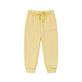 Front of Organic Fleece Sweatpants-Mellow Yellow