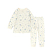 front of Organic Toddler Pajama Set-Blueberry