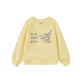 front of Toddler Organic Fleece Sweatshirt-Mellow Yellow