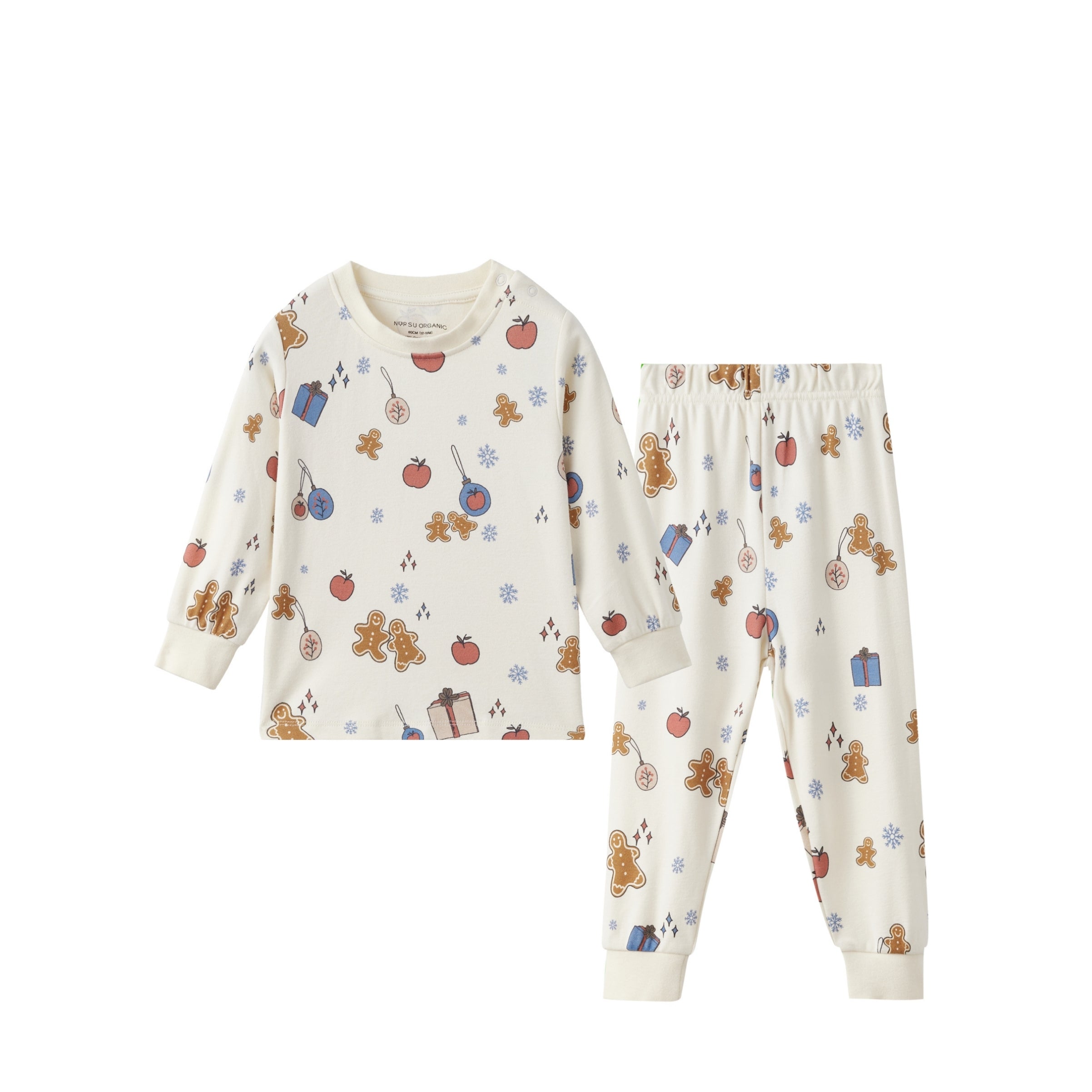 Organic Toddler Pajama Set-Holiday Joy