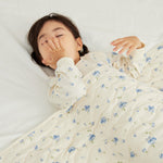 baby sleeping wear Organic Toddler Pajama Set-Blueberry