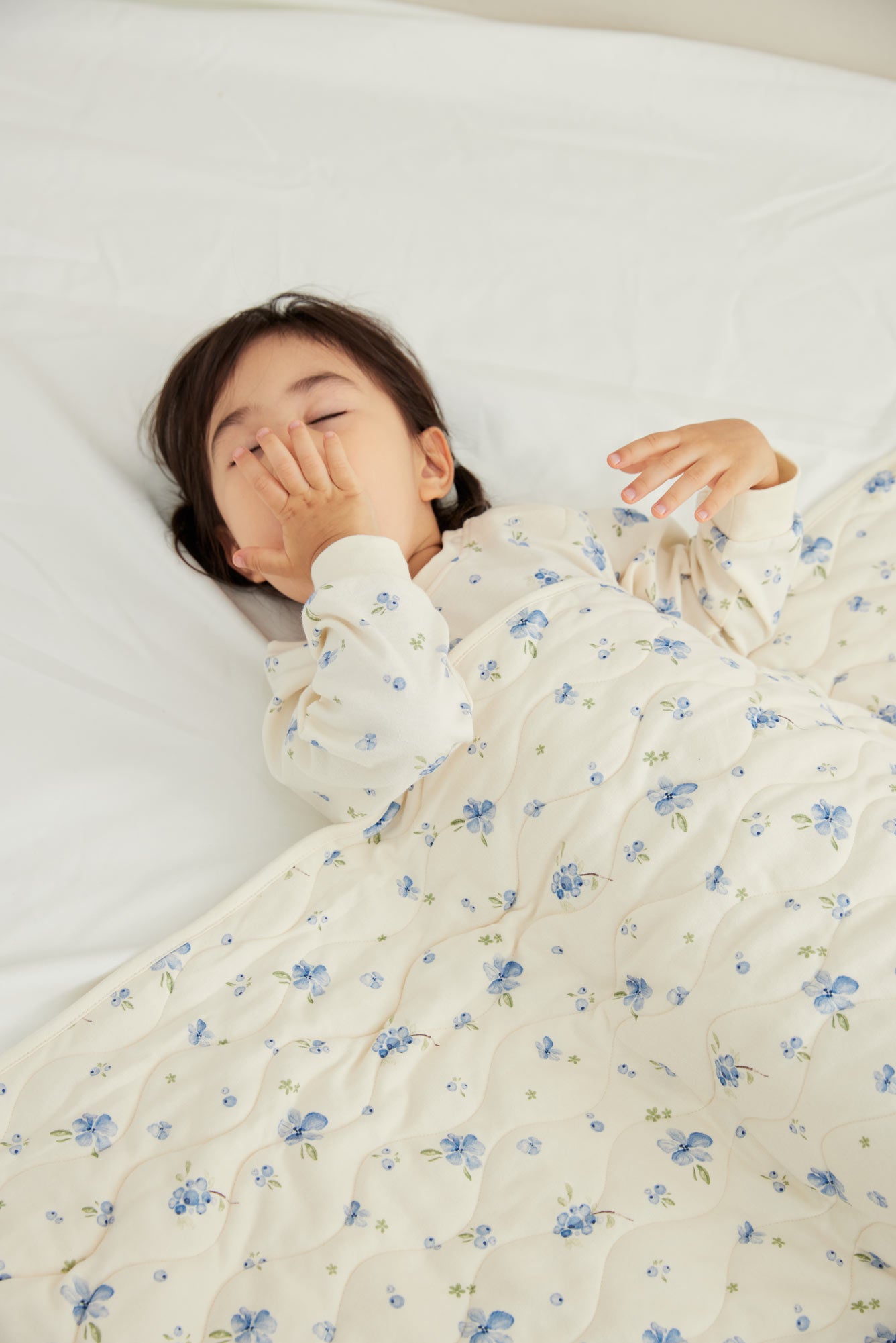 baby sleeping wear Organic Toddler Pajama Set-Blueberry