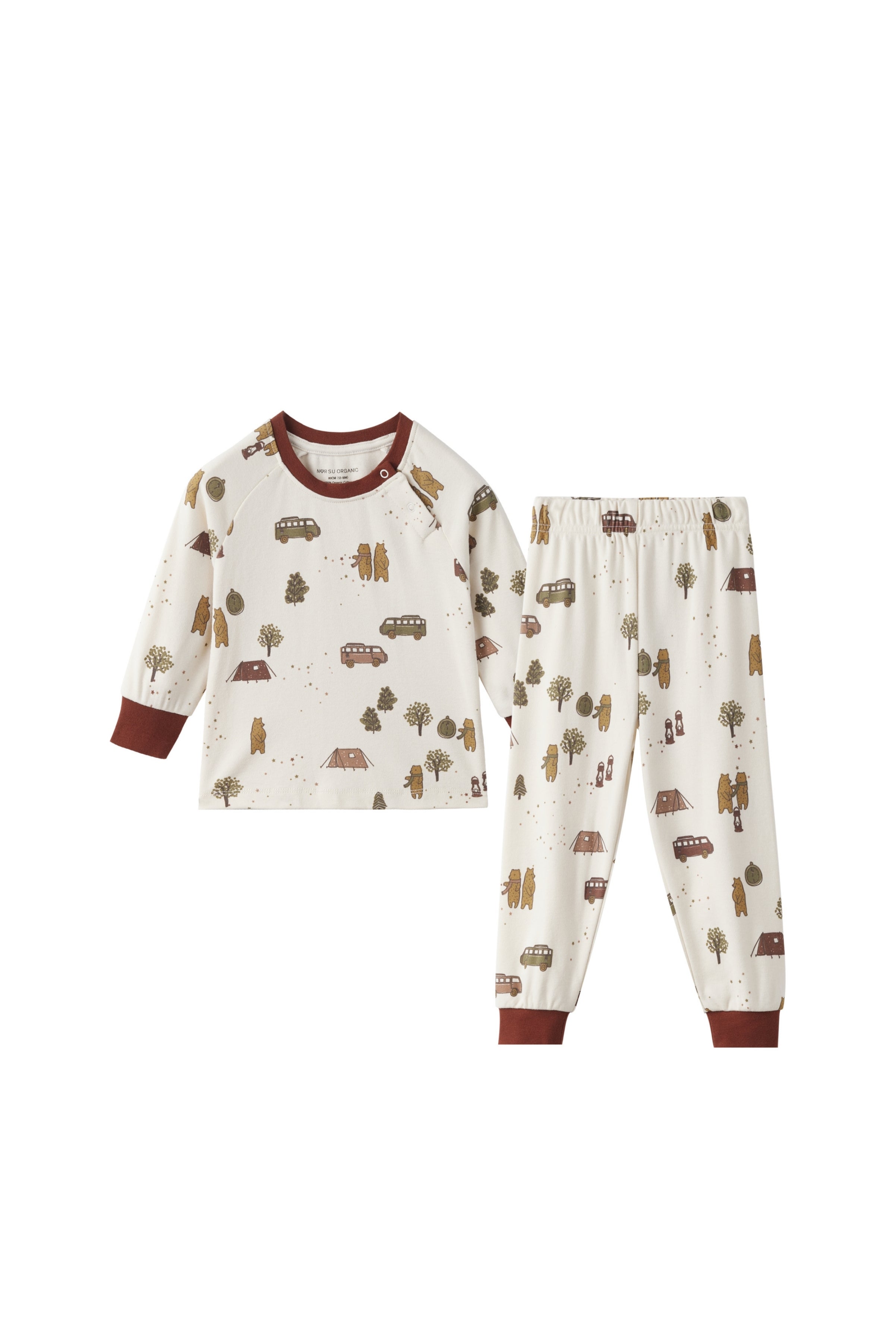 Organic Toddler Pajama Set-Camping