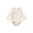 front of Baby Organic Kimono Long-sleeve Onesie-Stary