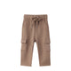 Organic Toddler Cargo Fleece Sweatpants-Patridge