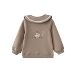 Toddler Fleece Collared Sweatshirt -Sand NORSU-ORGANIC