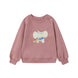 front of Toddler Organic Fleece Sweatshirt-Ash Rose