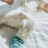 foot coverage of Baby Organic Cotton Zip-up Sleeper-Cars