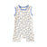 front of Baby Organic Cotton Tank Romper-Roses