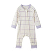  front of Baby Organic Cotton Zip-up Sleeper-Milky