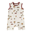 Baby Organic Cotton Tank Romper- Camping