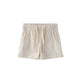 front of Organic Essential Shorts-Antique White