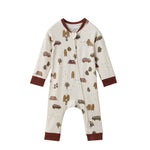 Baby Organic Cotton Zip-up Sleeper-Camping