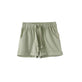 front of Organic Essential Shorts-Grey Green