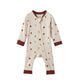 Baby Organic Cotton Zip-up Sleeper-Hearts