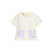 Front of Toddler Organic Cotton Pocket T-shirt-Antique White