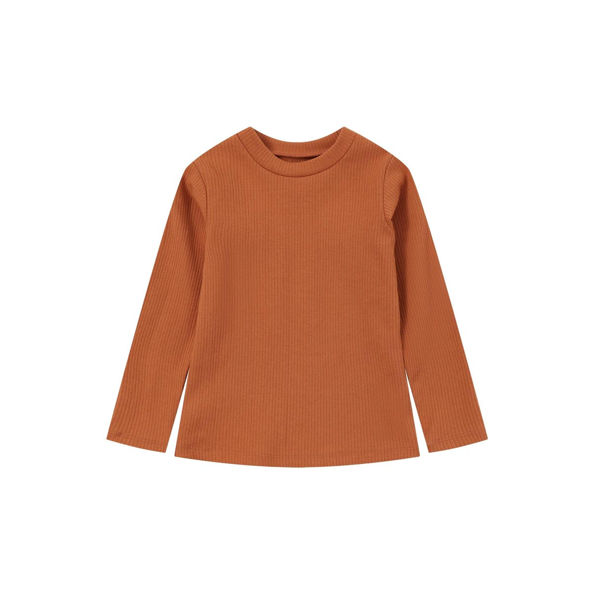 Front of Baby&Toddler Organic Modal Basic Top-Rust