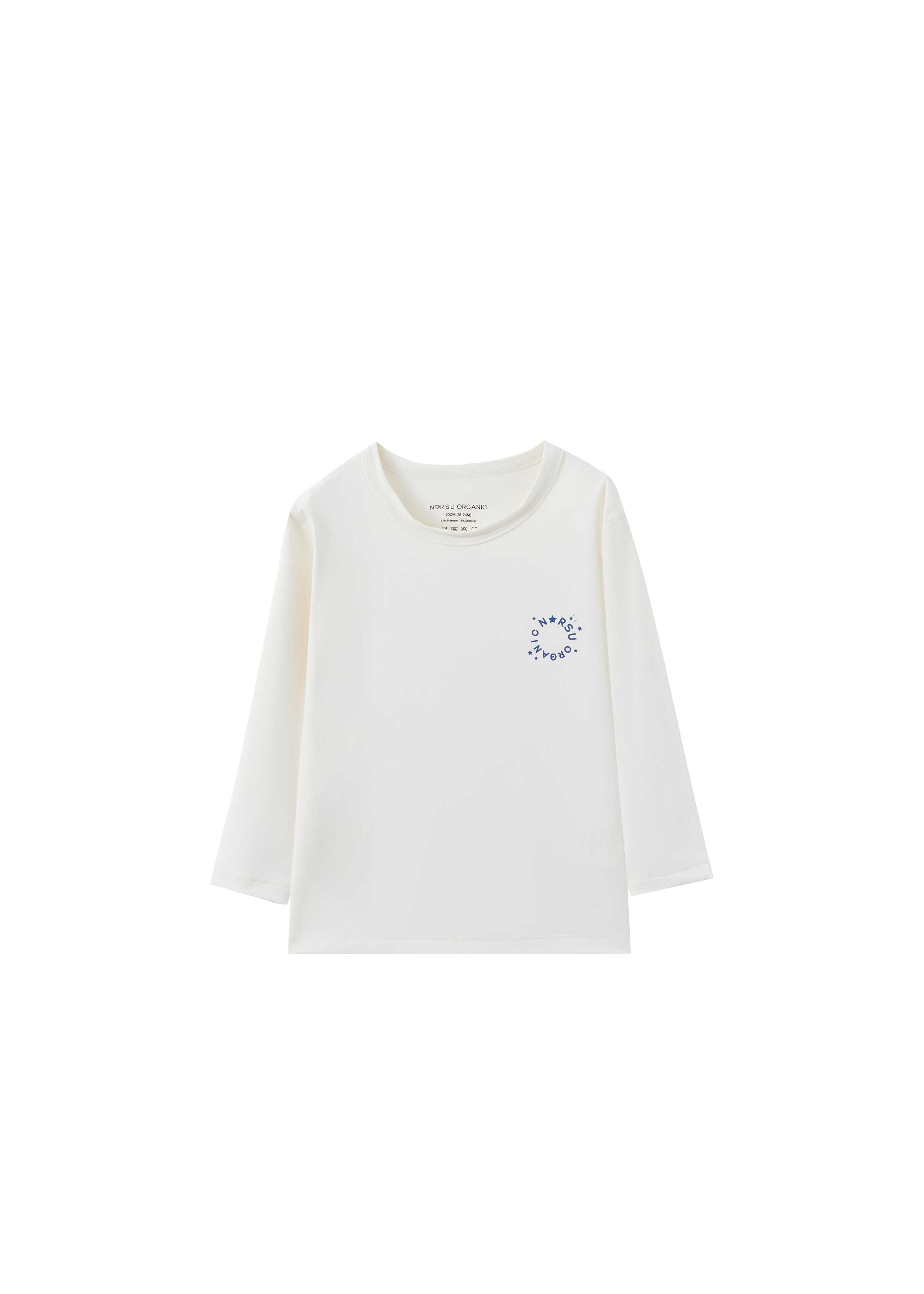 Toddler Dri-FIT Long-sleeve Shirt-White