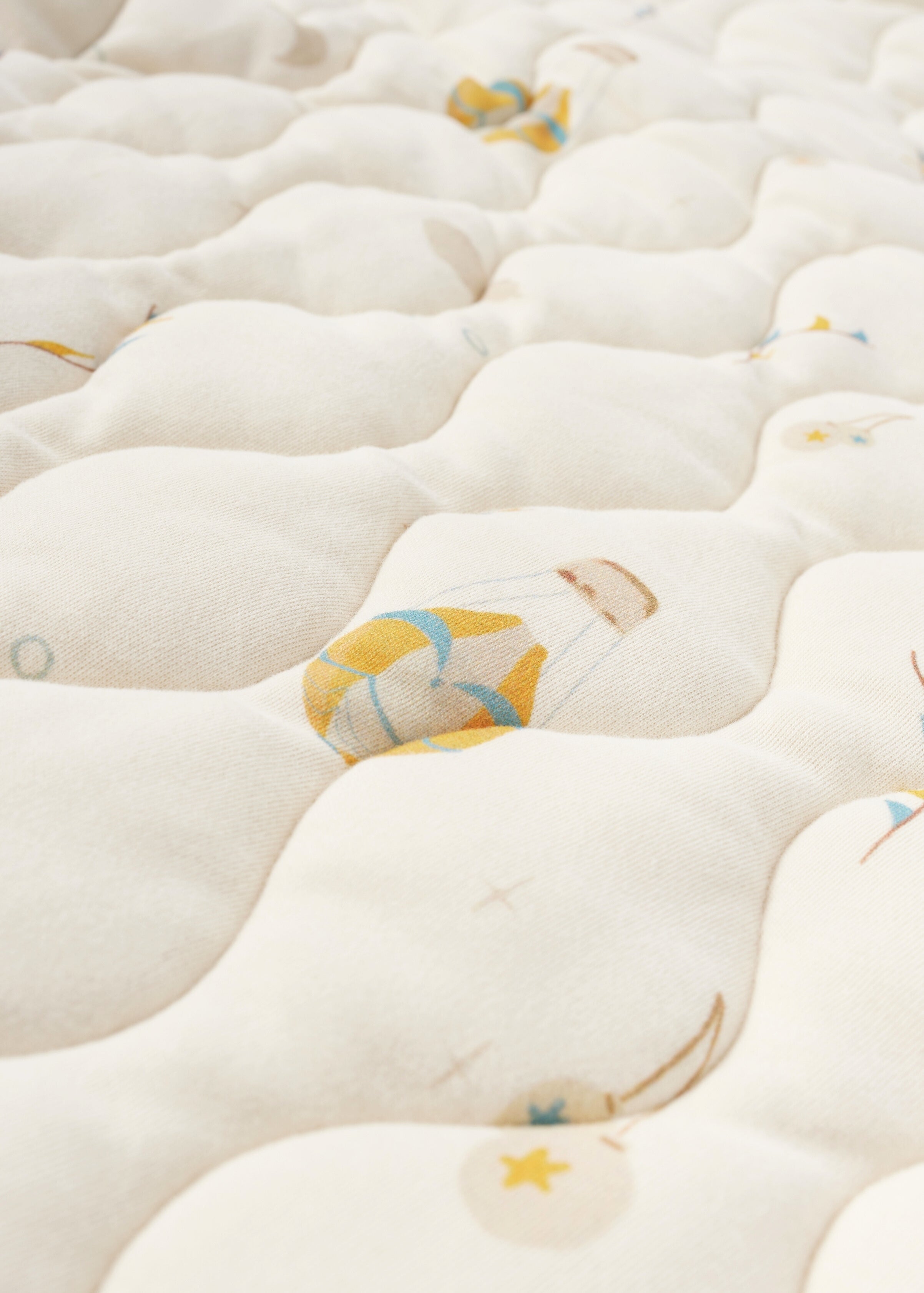 Organic Cotton Quilted Blanket-Fantasy